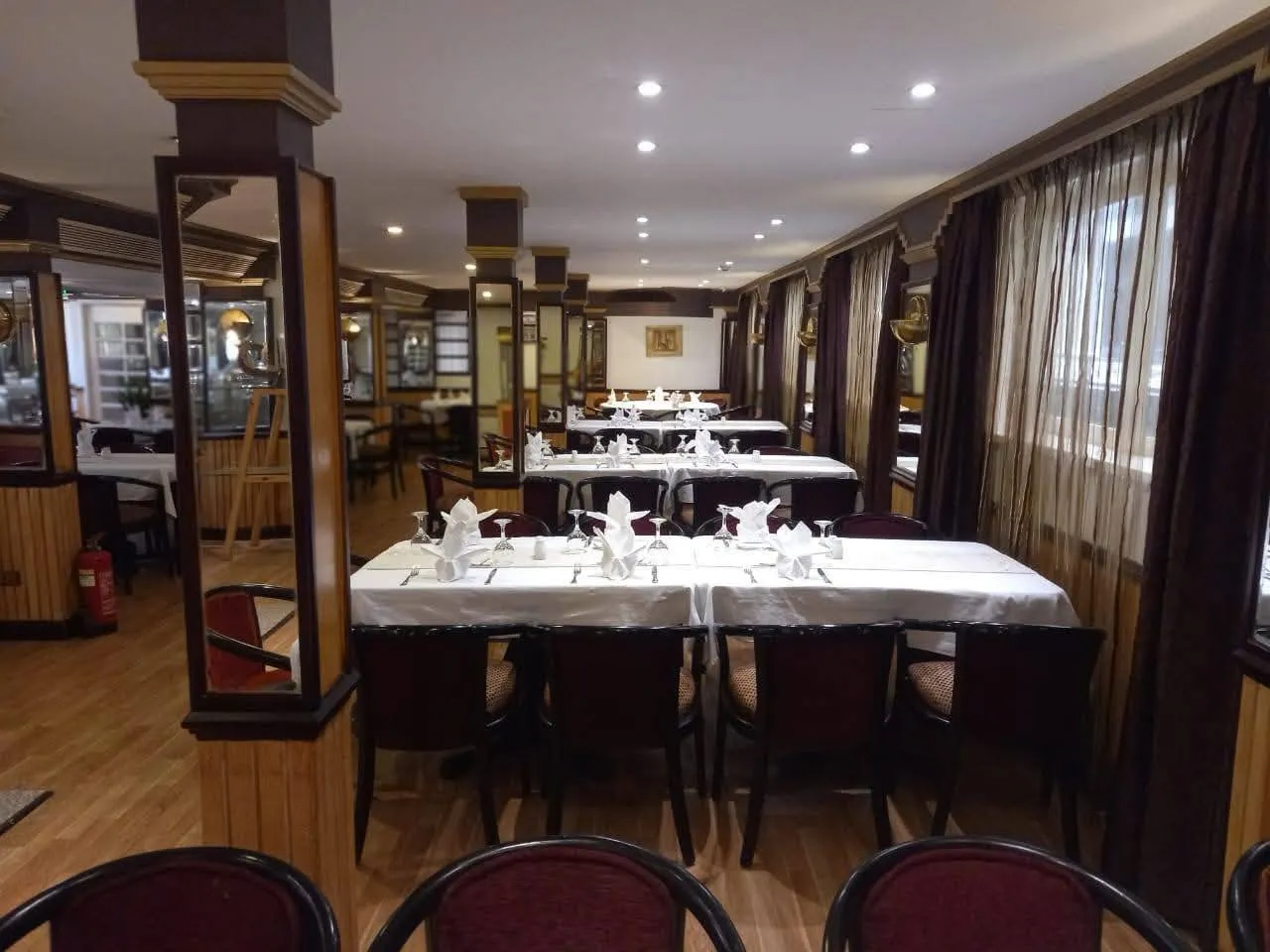Restaurant aboard the Kira Nile Cruise Nile cruise